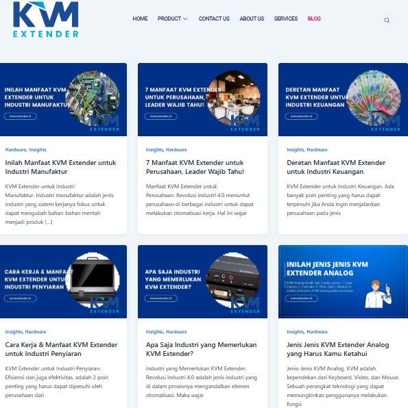 Blog KVMextender, Penyedia KVM Lengkap dan Berkualitas