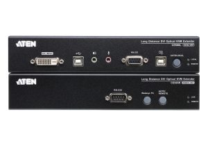 USB DVI Optical KVM Extender (1920 x 1200@20km)