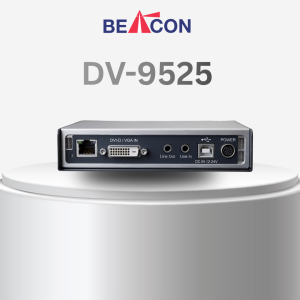 Beacon DV-9525 HD DVI VGA USB KVM Extender over IP Video-Wall